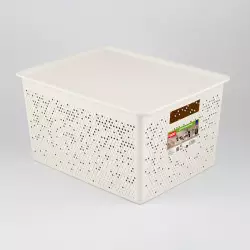 Caja Tatay   30X22X39Cm Blanco 20 Lt Plastico