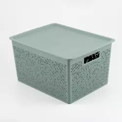 Caja Tatay   30X22X39Cm Verde 20 Lt Plastico