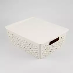 Caja Tatay 30X14X39Cm Blanco 12 Lt Plastico 7014201