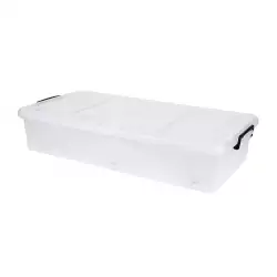 Caja Tengone 80X40X16Cm Translucido 35 Lt Plastico Tg51211