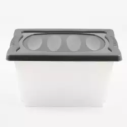 Caja Ultra Clean 24X33X43Cm Transparente Plastico Y54500130