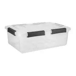 Caja Weatherproof 58X38X20Cm Translucido 32 Lt Plastic