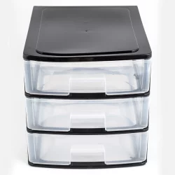 Cajonero Great Plast Great Plastic 6.5 Negro 3 Cajones