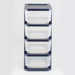 Cajonero Organizador 4 Niveles Estra Azul