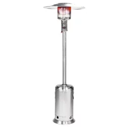 Calentador De Gas Exterior Plateado