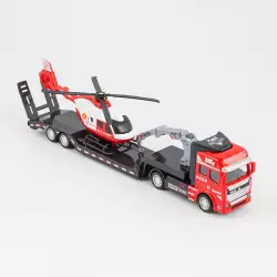 Camion Maypa Helicoptero 37X7Cm Rojo Plastico