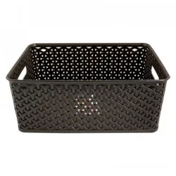 Canasta Curver 196888 Rattan 35X13X29 Cafe