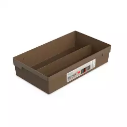 Canasta Ordene My Closet 23X20X36Cm Cafe Plastico Or67530                                 