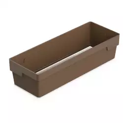 Canasta Ordene My Closet 24X24X30Cm Cafe Plastico Or70230                                 