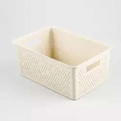 Canasta Tatay 18X12X27Cm Blanco Plastico 7013101