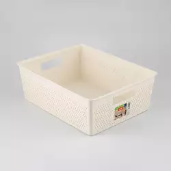 Canasta Tatay 30X14X39Cm Blanco Plastico 7013201