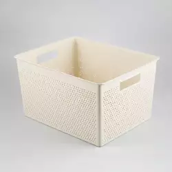 Canasta Tatay 30X22X39Cm Blanco Plastico 7013301