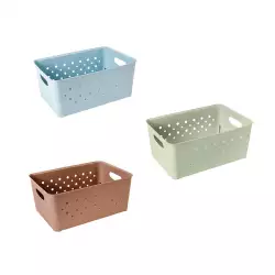 Canastas Great Plastic 20X15X15Cm Surtido