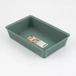 Canastilla Tatay 17X6X26Cm Verde Plastico 7013507