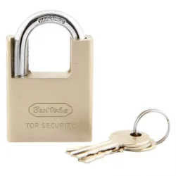 Candado Alta Seguridad Acero 50 Mm Best Value Plateado