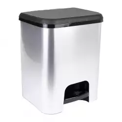 Caneca Great Plastic pequeña Plateado 20 Lt 1