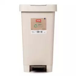 Caneca Tatay Mediano Beige 25 Lt Plastico