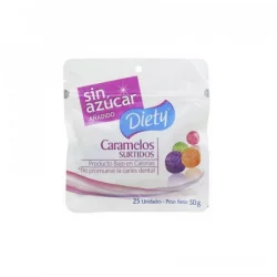 Caramelos Surtidos Diety Bolsa Zipper 50 G.
