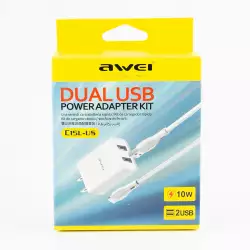 CARGADOR DUAL AWEI CARGA RAPIDA TIPO A 10 W C15L-US