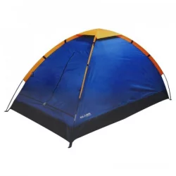 Carpa Para Camping 2 Personas Clark  Azul Naranja