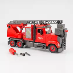 Carro Maypa Bomberos Grua 42X13Cm Rojo Plastico