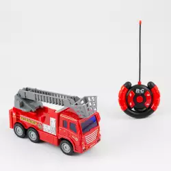 Carro Maypa Bomberos Rc 39X11Cm Rojo Plastico