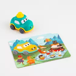 Carro Maypa Rompecabezas 12X7Cm Plastico