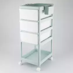 Carro organizador white drawer 42x46x89 cm g3223122