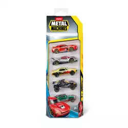Carros Metal Machines 5 Piezas Surtido