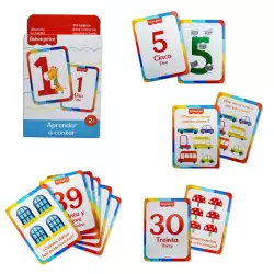 Cartas de aprendizaje fisher price numeros fp-number