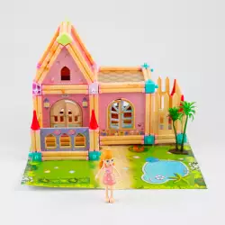 Casa Mini Muneca Maypa 24X6Cm Rosa
