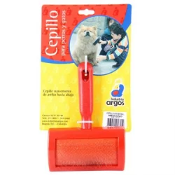 Cepillo Universal para Mascotas Argos   Rojo