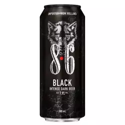 Cerveza bavaria 8.6 25898 x 500ml negra lata