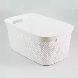 Cesta Bathroom Solutions 027100130 Mediano Blanc