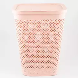 Cesta Ropa Curver Pure 55Lt Pink 251584