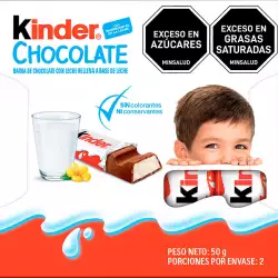 Chocolate Kinder 4 Ud 50.4 Gr 1301571
