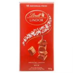 Chocolate Lindt Milk Lindor Singles X 100G