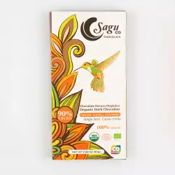 Chocolate Sagu 90 Cacao  80 Gr