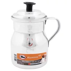 Chocolatera Ilko 1Lt En Aluminio Con Tapa