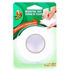 Cinta Doble Faz Duck 374073 Blanca 25Mm 1.5Mt