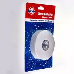 Cinta Doble Faz Lexa  24Mm 5 Mts 12566