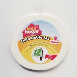 Cinta Doble Faz Max Hogar 11040051 Blanco 12Mm 3Mt