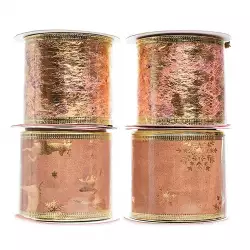 Cinta Nav Dorado Surtido 6Cmx10Yds Miro 831-Xmfe46-23009