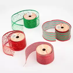 Cinta Nav Rojo-Verde Surtido 6Cmx10Yds Miro 831-Xm