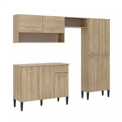 Cocina Integral Bertolini 230X182X44Cm Cafe Mdp 299900202