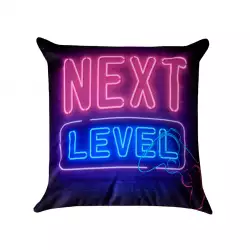 Cojin Expressions Digital 45X45Cm Negro Poliester Level