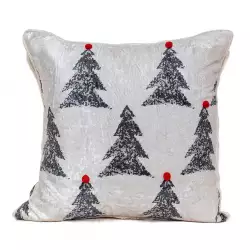 Cojin Expressions Ea-Prt-052023- 034 Arboles  45X45Cm Blanco  45X4