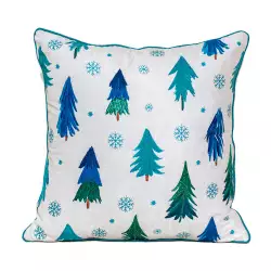 Cojin Expressions Ri-Hs-Cc-2032 Pinos  45X45Cm Blanco  45X45X5Cm