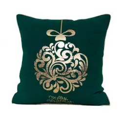 Cojin Expressions Ri-Hs-Cc-2059 Esfera Navidad  45X45Cm Verde  45
