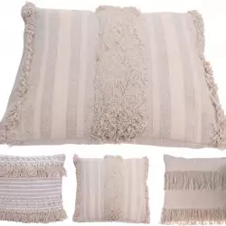 Cojin Home & Styling 45X45Cm Beige Algodon